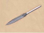 Twisted Damascus Steel Custom Made 2 Edged Dagger Blade Blank