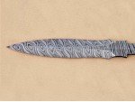 Twisted Damascus Steel Custom Made 2 Edged Dagger Blade Blank