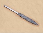 Twisted Damascus Steel Custom Made 2 Edged Dagger Blade Blank