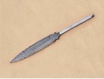 Twisted Damascus Steel Custom Made 2 Edged Dagger Blade Blank