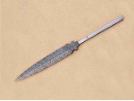 Twisted Damascus Steel Custom Made 2 Edged Dagger Blade Blank