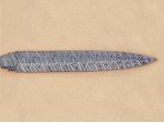 Twisted Damascus Steel Custom Made 2 Edged Dagger Blade Blank