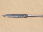 Twisted Damascus Steel Custom Made 2 Edged Dagger Blade Blank