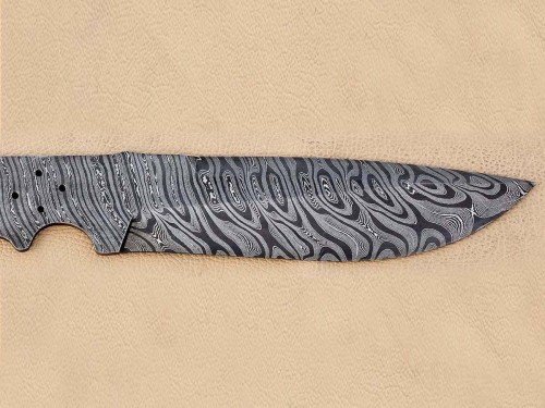 Custom Made Damascus Steel Hunting Knives Blade Blank