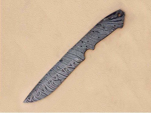 Custom Made Damascus Steel Hunting Knives Blade Blank