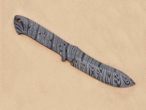 Custom Made Damascus Steel Hunting Knives Blade Blank