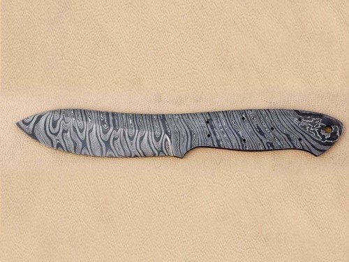 Custom Made Damascus Steel Hunting Knives Blade Blank