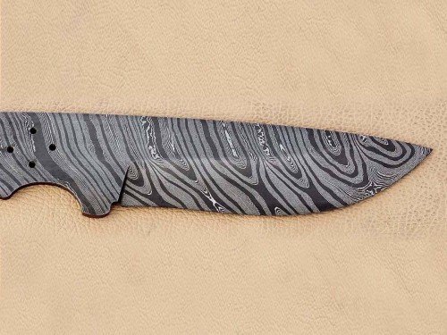 Custom Made Damascus Steel Hunting Knives Blade Blank