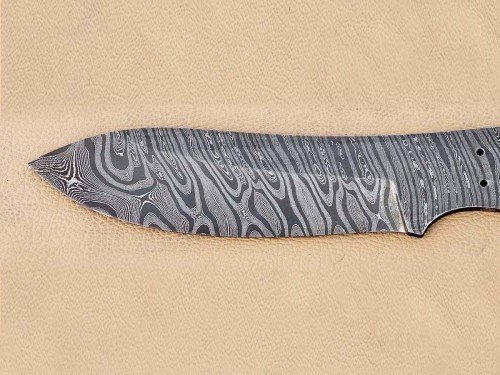 Custom Made Damascus Steel Hunting Knives Blade Blank