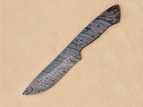 Custom Made Damascus Steel Hunting Knives Blade Blank