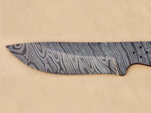 Custom Made Damascus Steel Hunting Knives Blade Blank