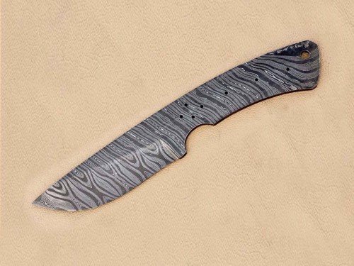 Custom Made Damascus Steel Hunting Knives Blade Blank