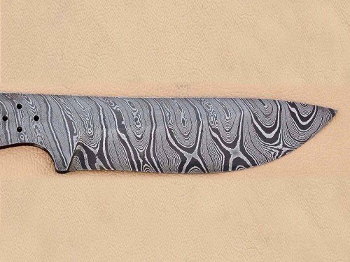 Custom Made Damascus Steel Hunting Knives Blade Blank