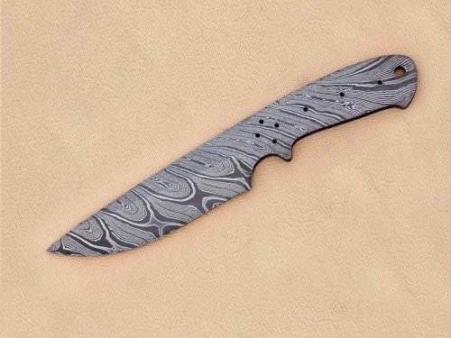 Custom Made Damascus Steel Hunting Knives Blade Blank