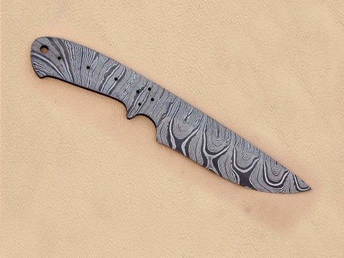 Custom Made Damascus Steel Hunting Knives Blade Blank