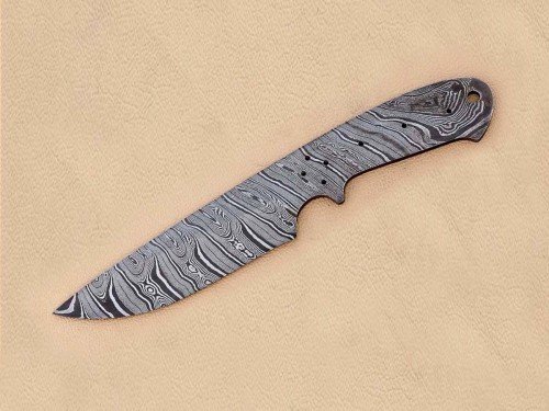 Custom Made Damascus Steel Hunting Knives Blade Blank