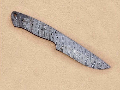 Custom Made Damascus Steel Hunting Knives Blade Blank