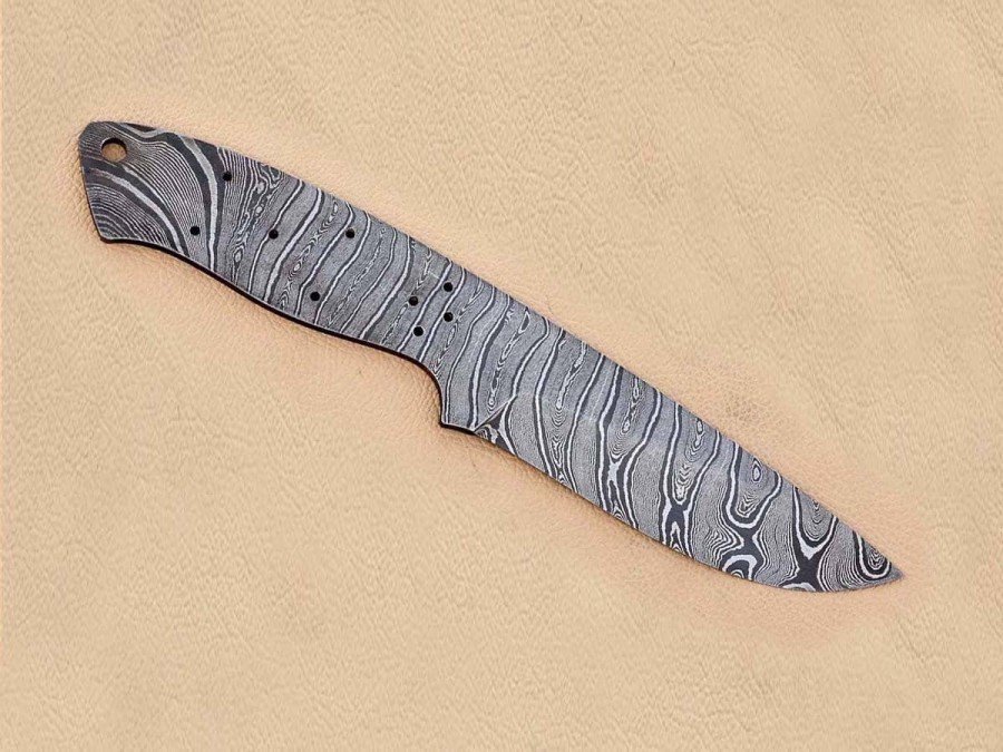 Custom Made Damascus Steel Hunting Knives Blade Blank