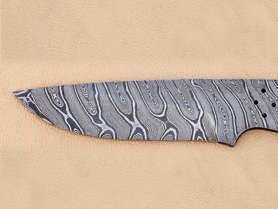 Custom Made Damascus Steel Hunting Knives Blade Blank