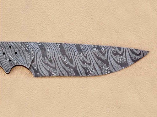 Custom Made Damascus Steel Hunting Knives Blade Blank