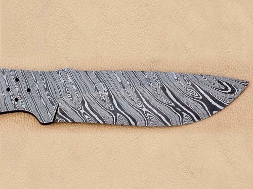 Custom Made Damascus Steel Hunting Knives Blade Blank