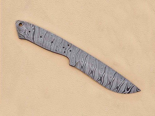 Custom Made Damascus Steel Hunting Knives Blade Blank