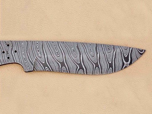 Custom Made Damascus Steel Hunting Knives Blade Blank