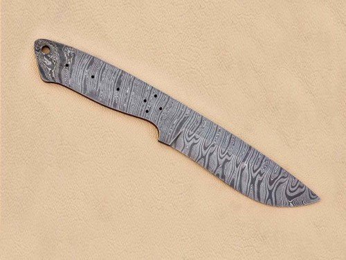 Custom Made Damascus Steel Hunting Knives Blade Blank