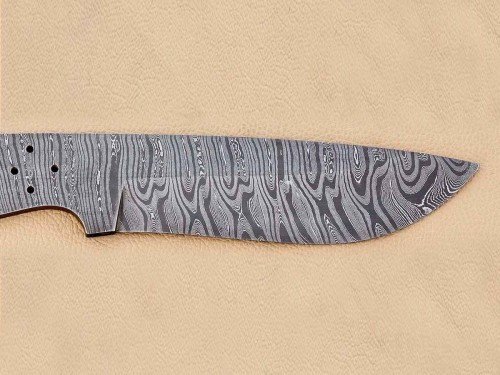 Custom Made Damascus Steel Hunting Knives Blade Blank