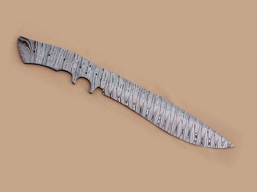 Custom made Damascus Steel Sub Hilt Fighter Bowie Knife Blade Blank