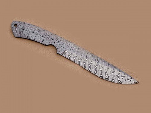 Custom made Damascus Steel Sub Hilt Fighter Bowie Knife Blade Blank