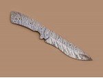 Custom made Damascus Steel Sub Hilt Skinner Knife Blade Blank