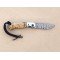 Custom Hand Made Hunting ..Lock Back..Twisted Steel Damascus Folding Knife