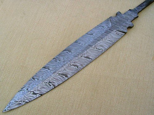 Mosaic Damascus DAGGER Blade