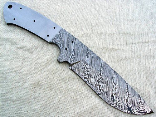 Mosaic Damascus HUNTING Knife Blade