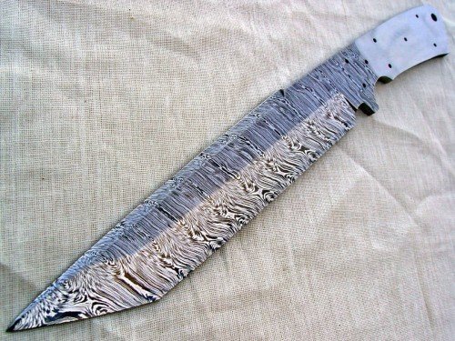 Mosaic Damascus HUNTING Knife Blade