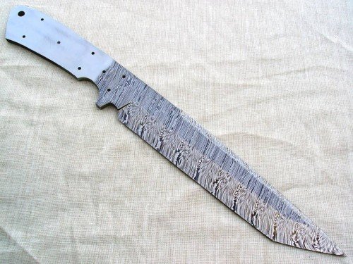 Mosaic Damascus HUNTING Knife Blade